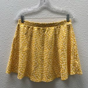 Floral mini skirt